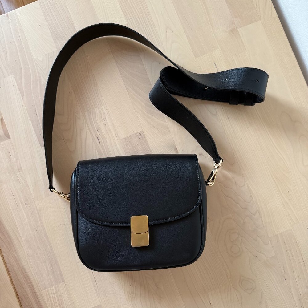 Leo et Violette leather bag in black